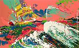 Moby Dick Assaulting the Pequod Moby Dick Suite by Leroy Neiman